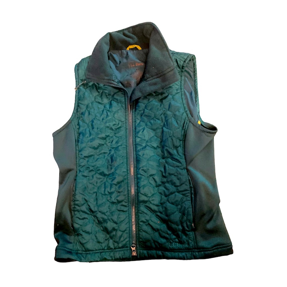 L.L. Bean Vest Women's size XS Green Vest/Winter vest